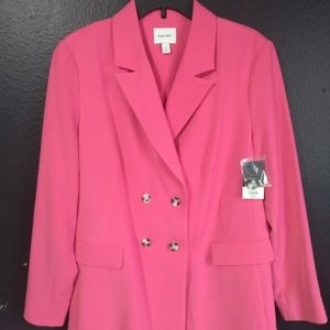 NINE WEST Pink Women's Blazer, Size 13 NWT